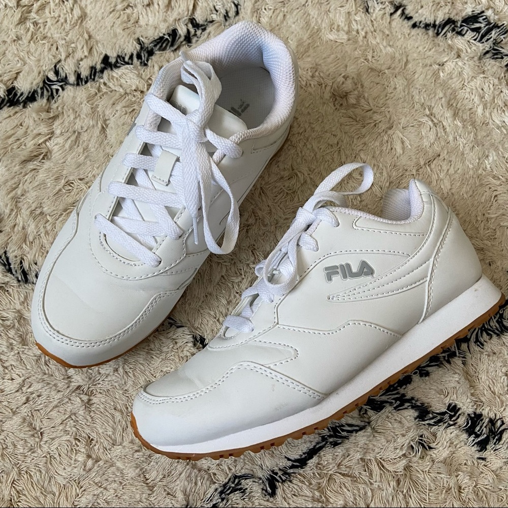 Fila white sneakers